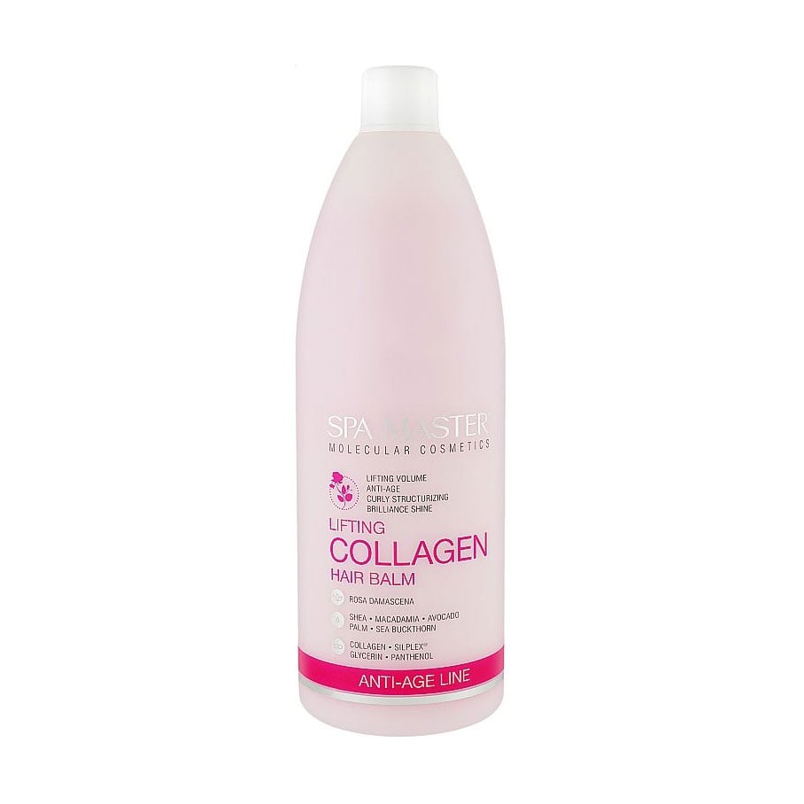 Зволожувальний бальзам для волосся Spa Master Anti-Age Line Lifting Collagen Hair Balm pH 4.5, 970 мл